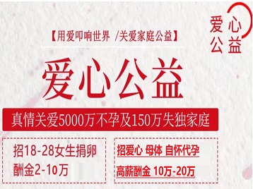 伍家岗捐卵助孕生子 爱心志愿者招募